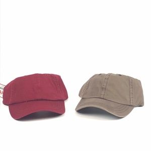 Zephyr Two Baseball / Golf Hats (Coffee  Cardinal)